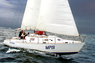 самодельная яхта Мрия 9 метров
