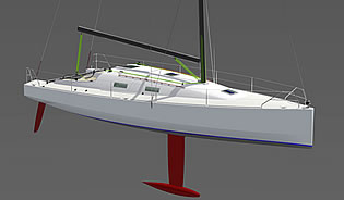 40ft sailing yacht racer plans