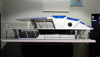 solar platform based houseboat 25m
