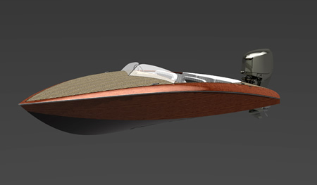 лодка с подвесным мотором