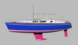 Yacht 11 m design